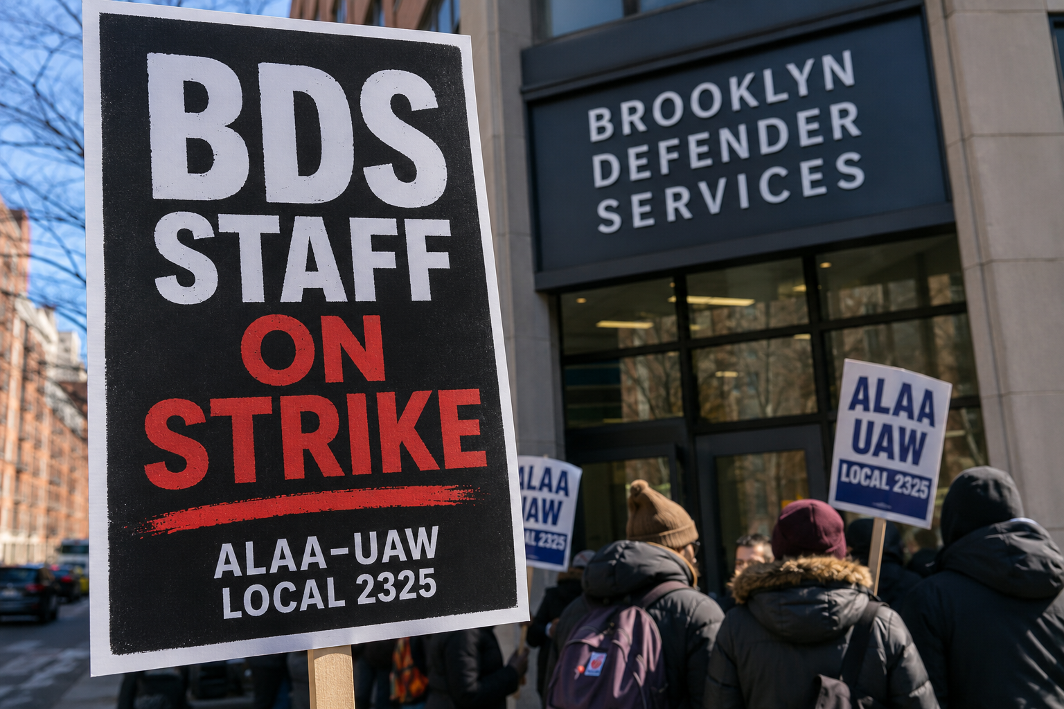 Brooklyn Defender Services staff strike headline image