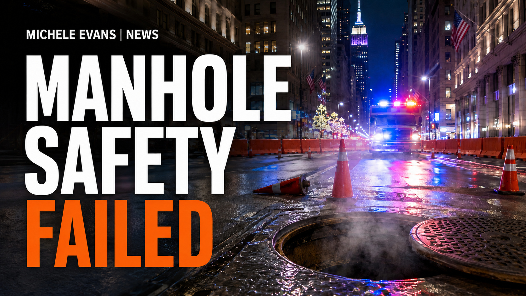 Michele Evans News headline image for Fatal Midtown Manhole Fall Puts Con Edison’s Safety Controls on Trial