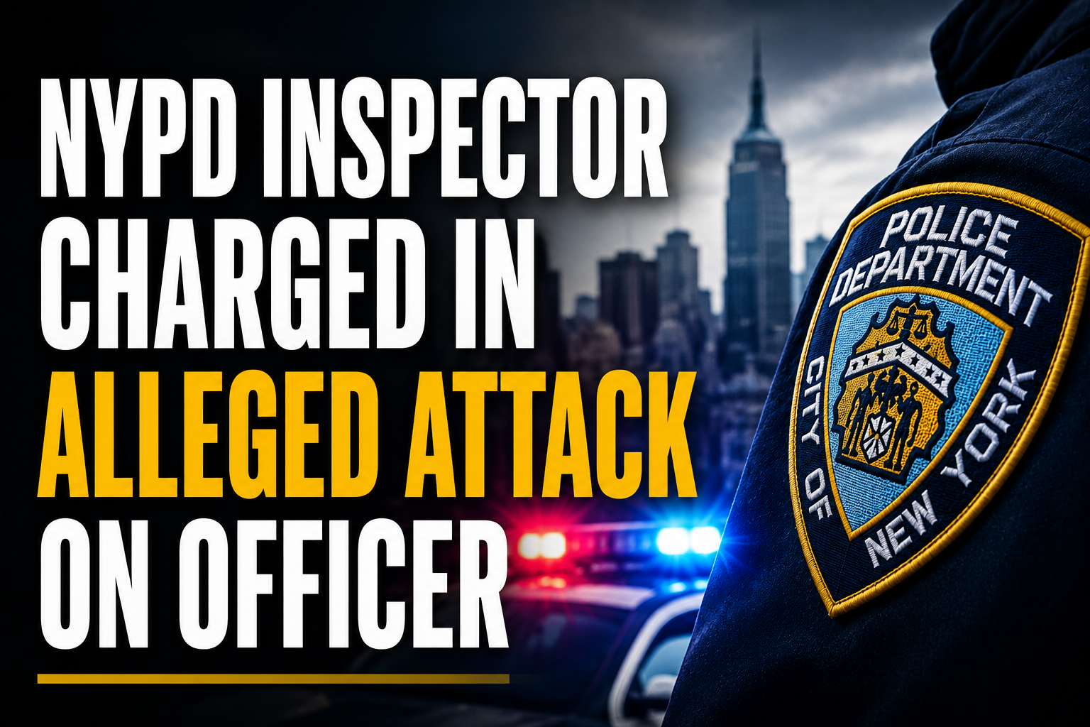 NYPD Inspector Charged in Alleged Attack on Female Subordinate