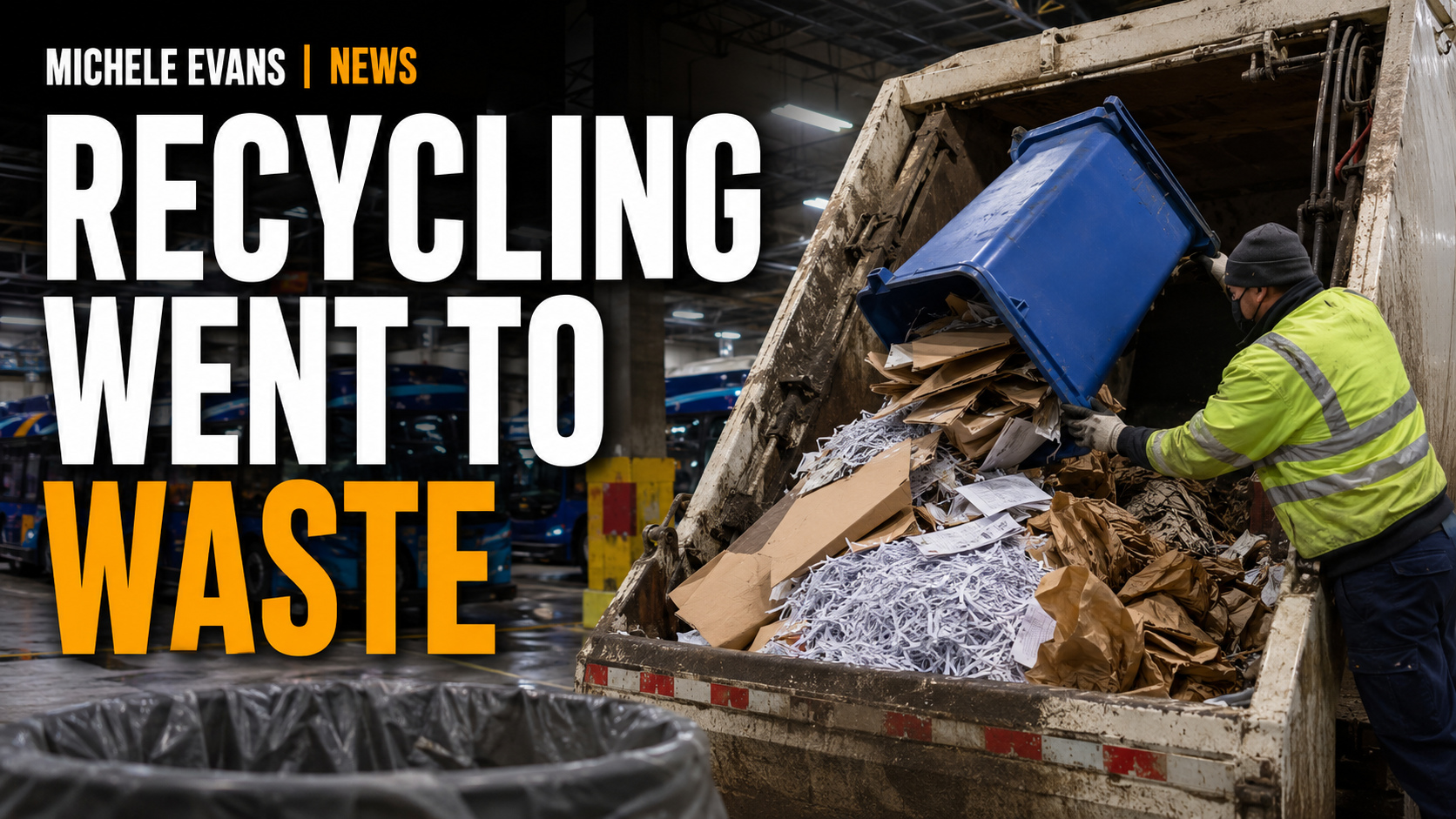 Michele Evans News headline image: Recycling Went to Waste
