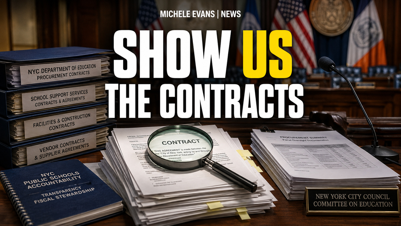 Michele Evans News headline image: Show Us the Contracts
