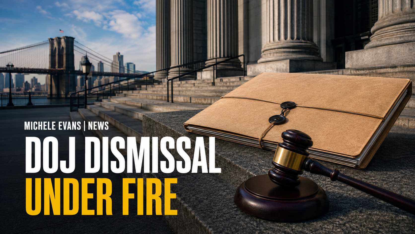Headline image: DOJ Dismissal Under Fire