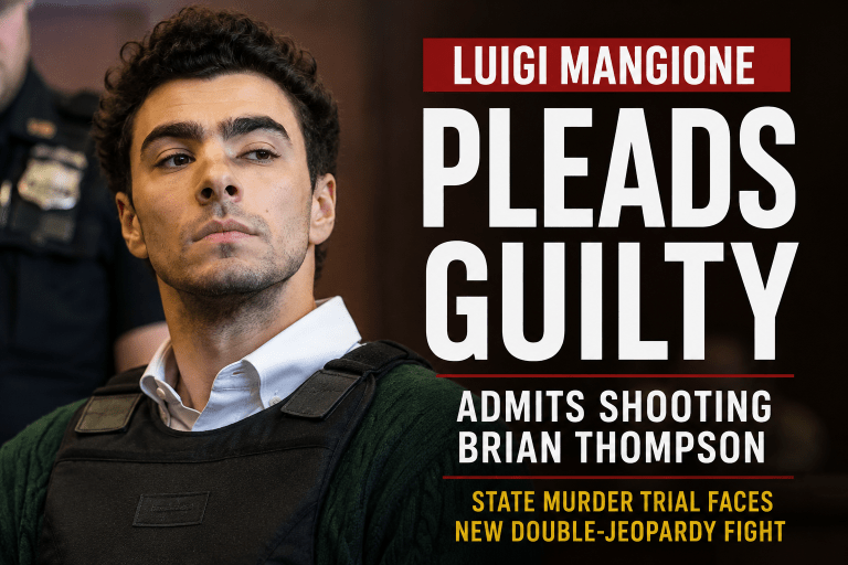 Mangione Defense Moves to Dismiss Manhattan Murder Case After Federal Guilty Plea