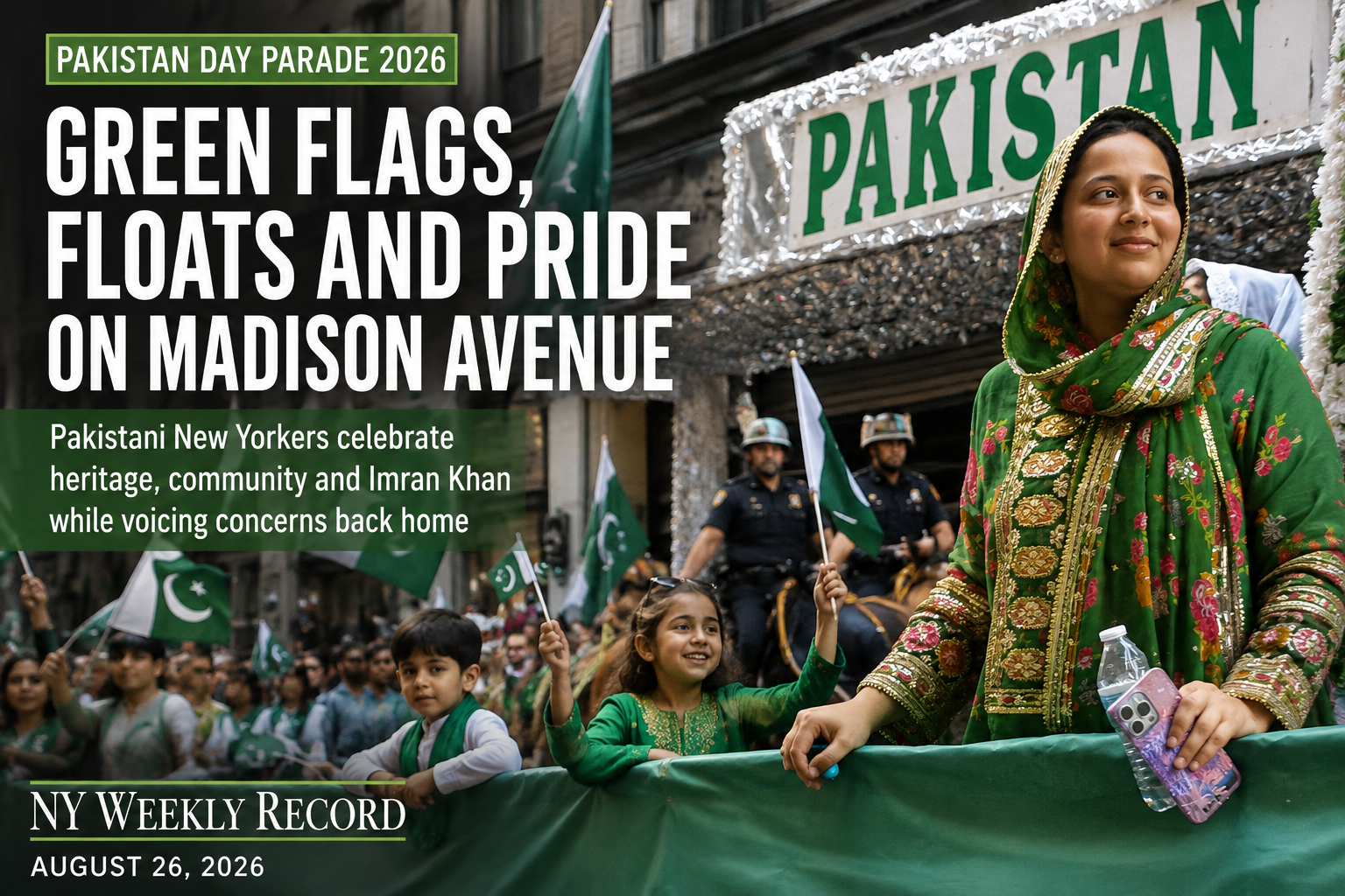 Pakistan Day Parade in Manhattan