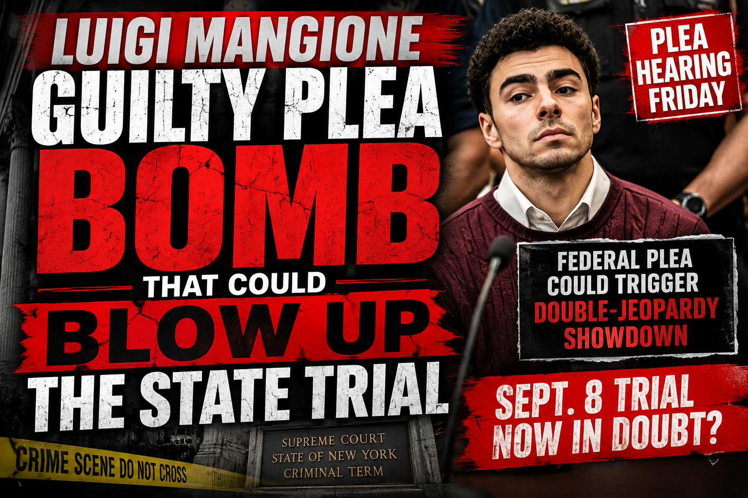 The Plea That Could Blow Up Luigi Mangione’s State Murder Trial