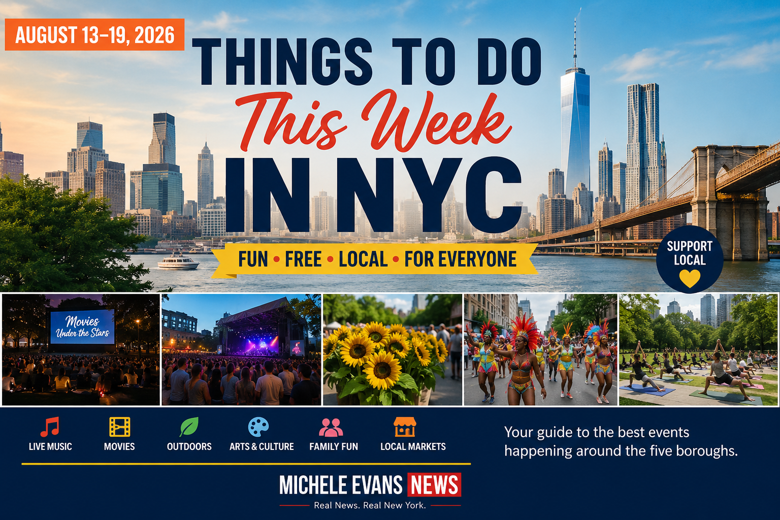 Things To Do This Week in NYC: August 13–19, 2026