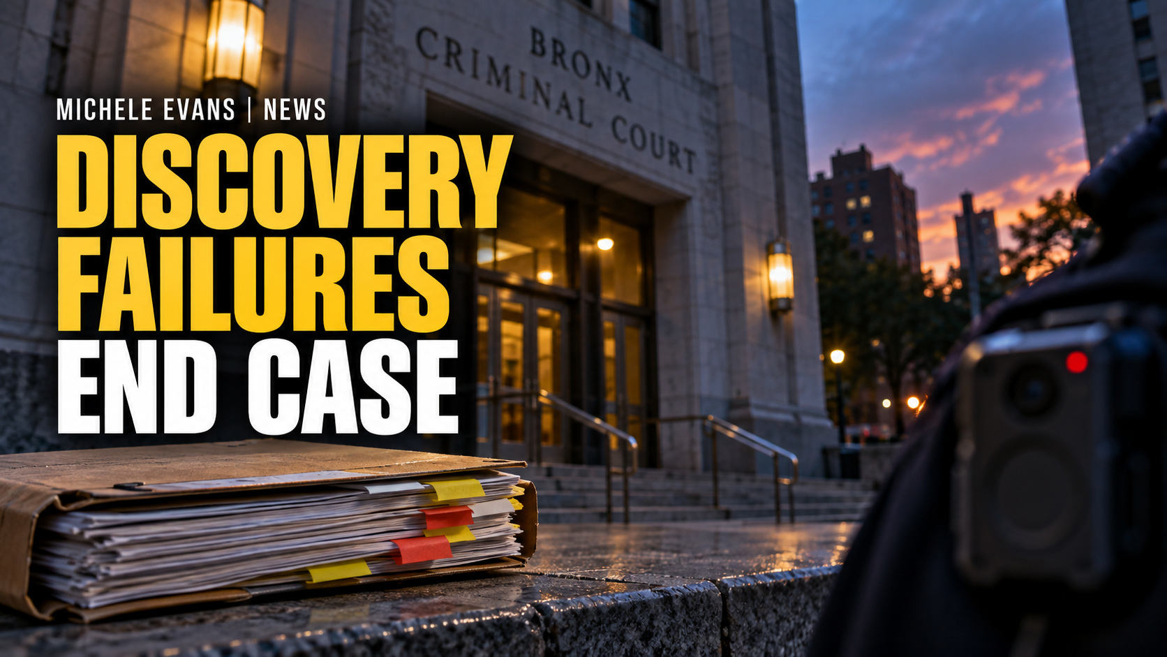 Bronx criminal court discovery failures headline image
