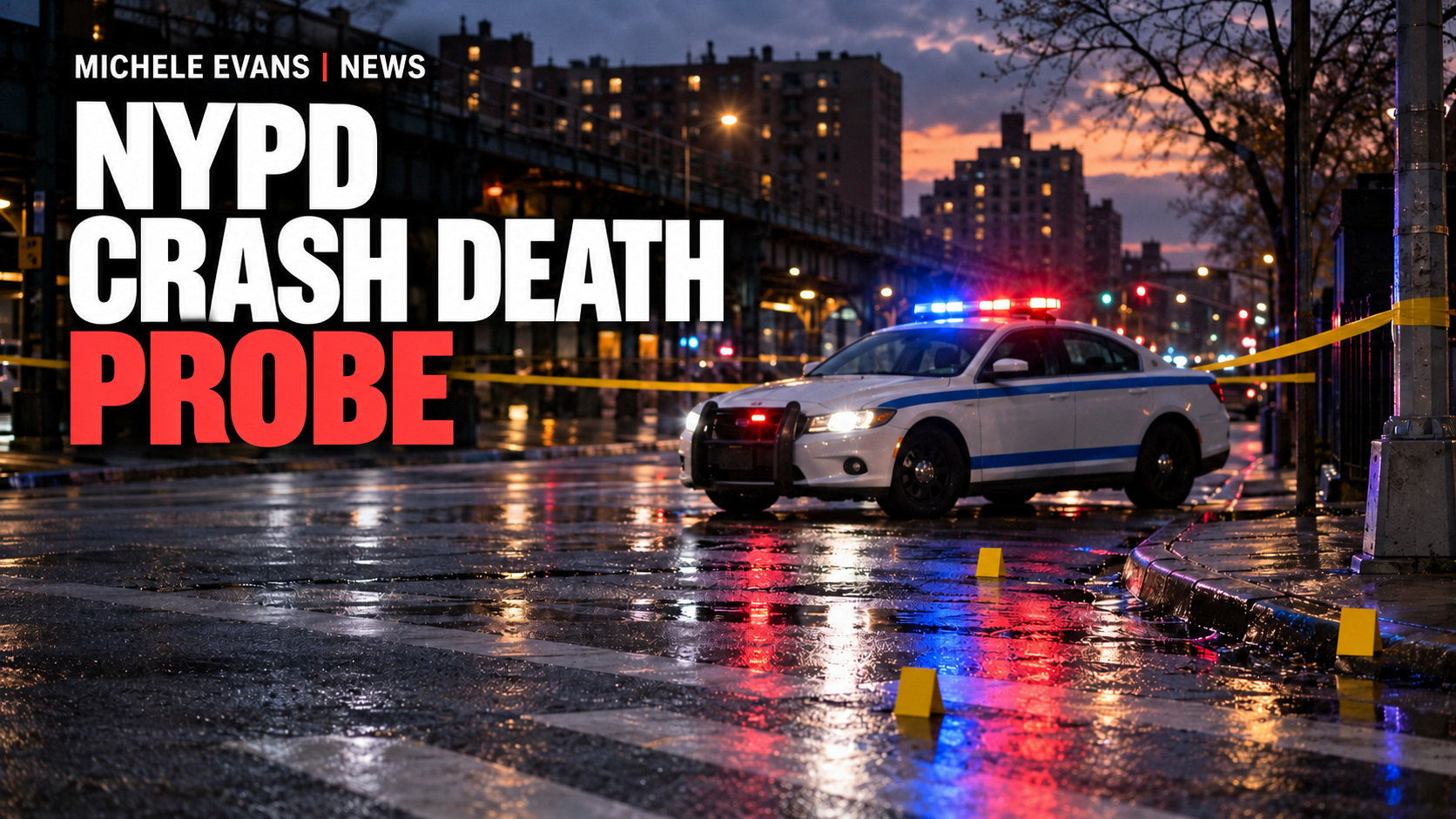 NYPD crash death investigation in the Bronx