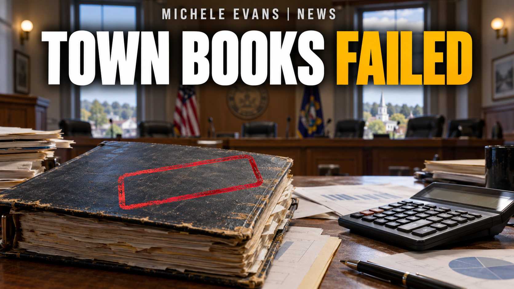 Town Books Failed headline image for State Audits Find Millions Unrecorded and Unauthorized Town Payments
