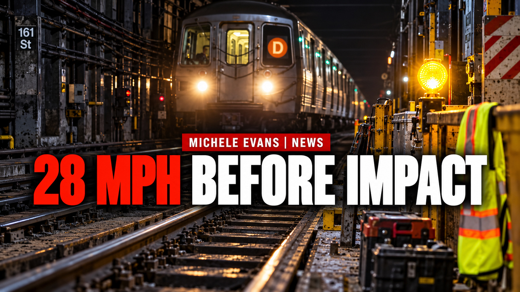 Michele Evans News headline image: 28 MPH Before Impact