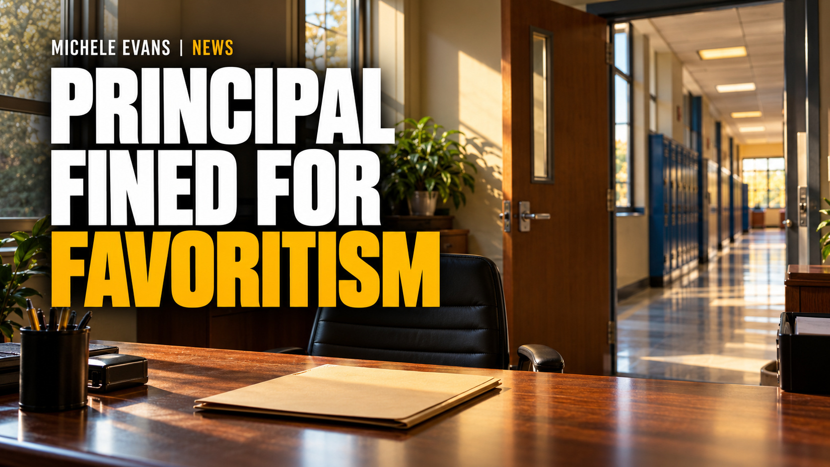 PRINCIPAL FINED FOR FAVORITISM